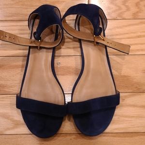 J. CREW navy blue Sandals,  size 6.5